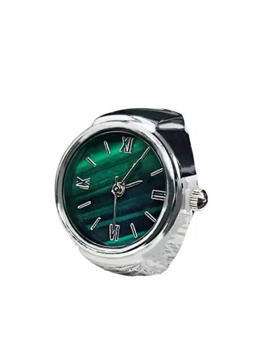 Anel relógio analógico