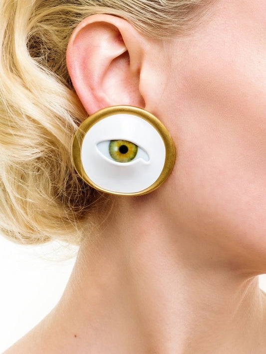 Par de brincos Olhos Gota