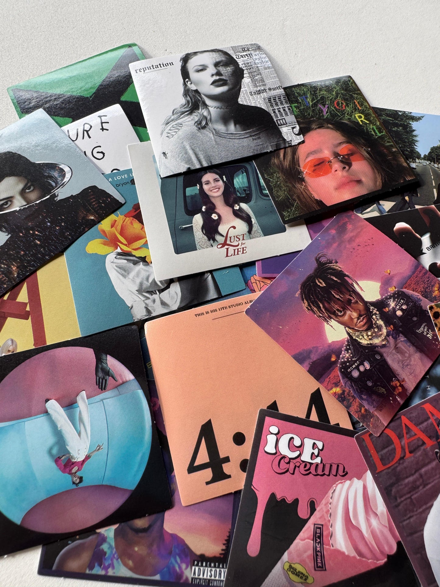 Pac de adesivos - Grandes Álbuns atuais e clássicos (25 unidades)