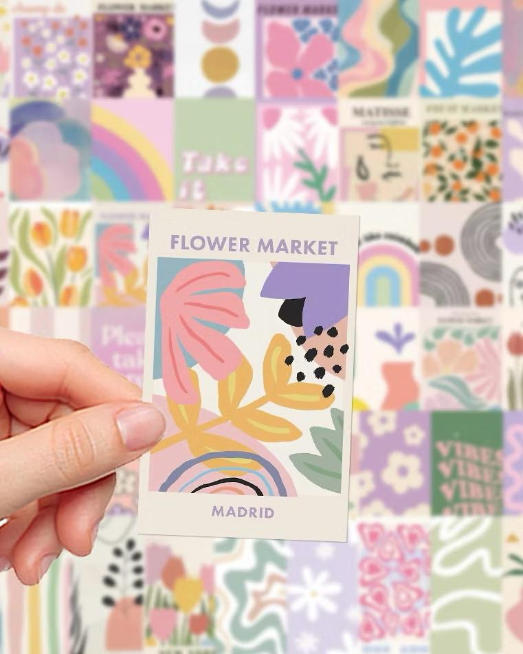 Pac de adesivos - Pastel Dinamarquês (25 unidades)