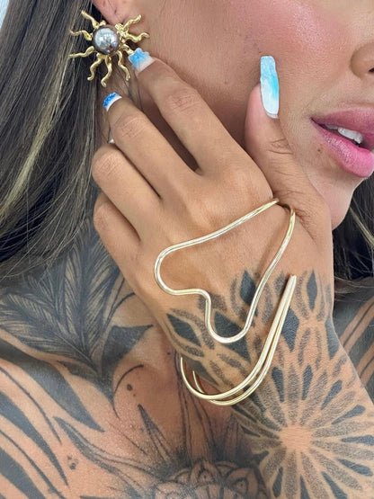 Palm chain pulseira de mão Coração