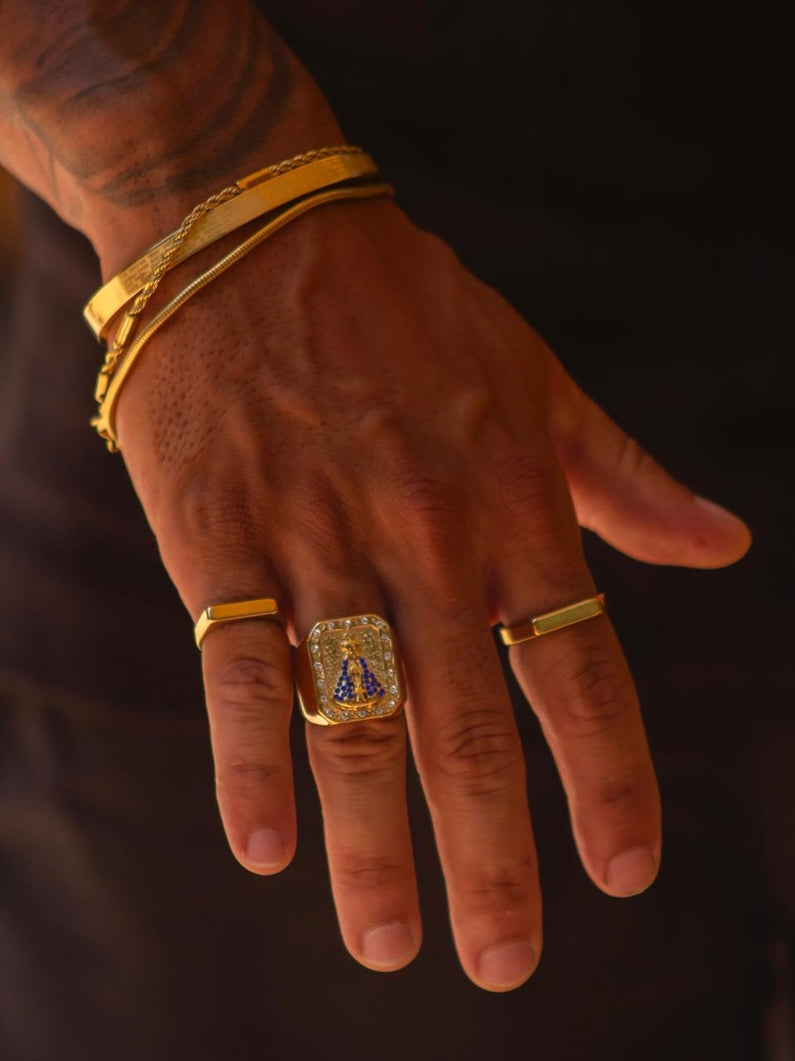 Bracelete Todo Poderoso - Aço Inox