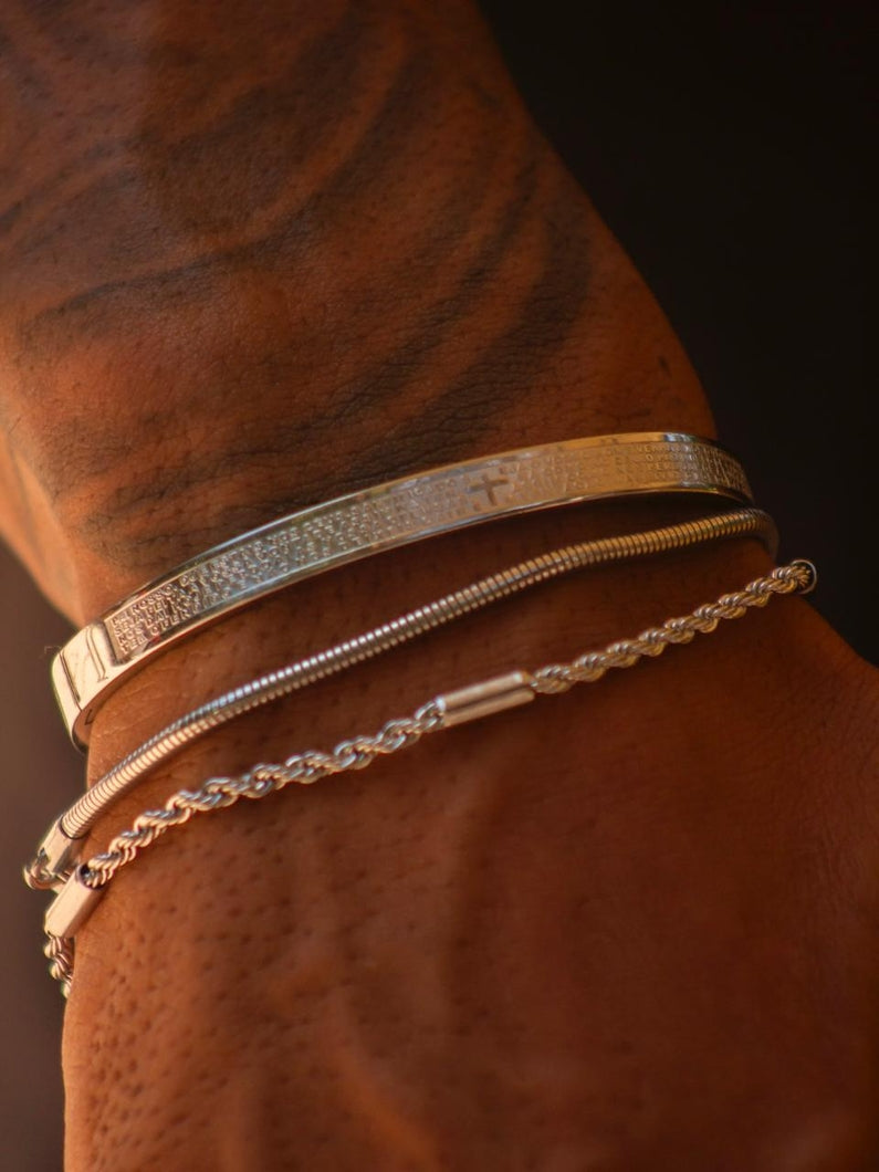 Bracelete Todo Poderoso - Aço Inox