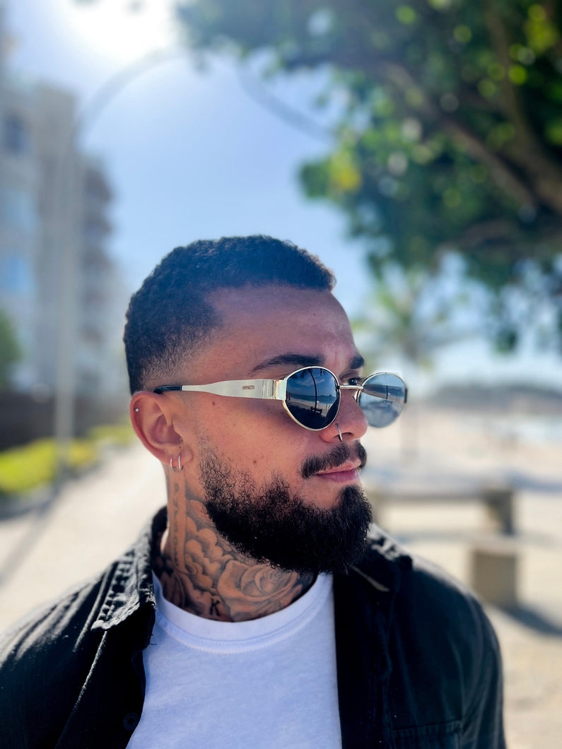Óculos de sol Almond 2.0 haste em metal