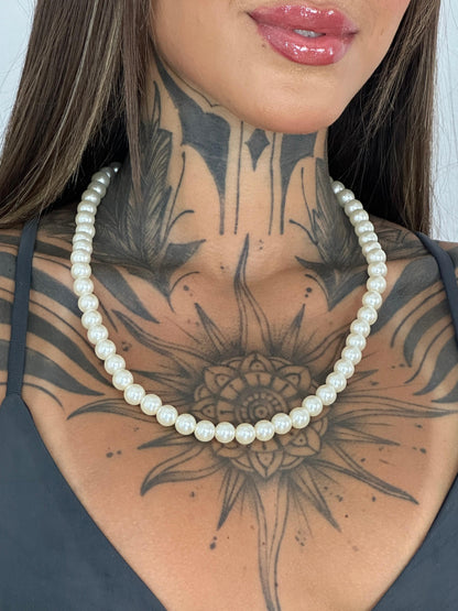 Colar pérolas em 3 tamanhos