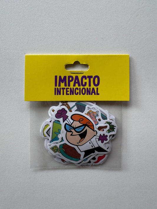 Pac de adesivos - Desenhos retrô (25 unidades)