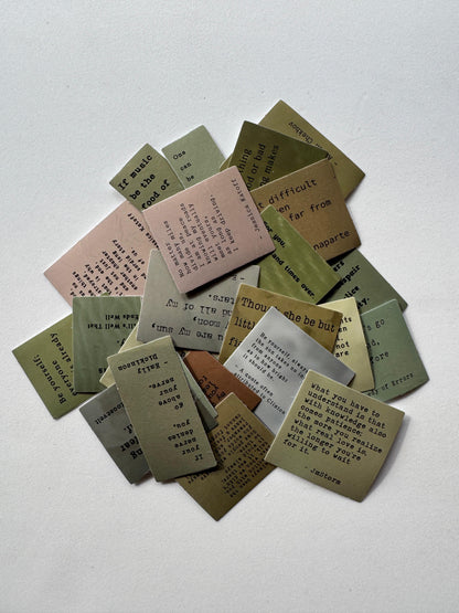 Pac de adesivos - Citações memoráveis (25 unidades)