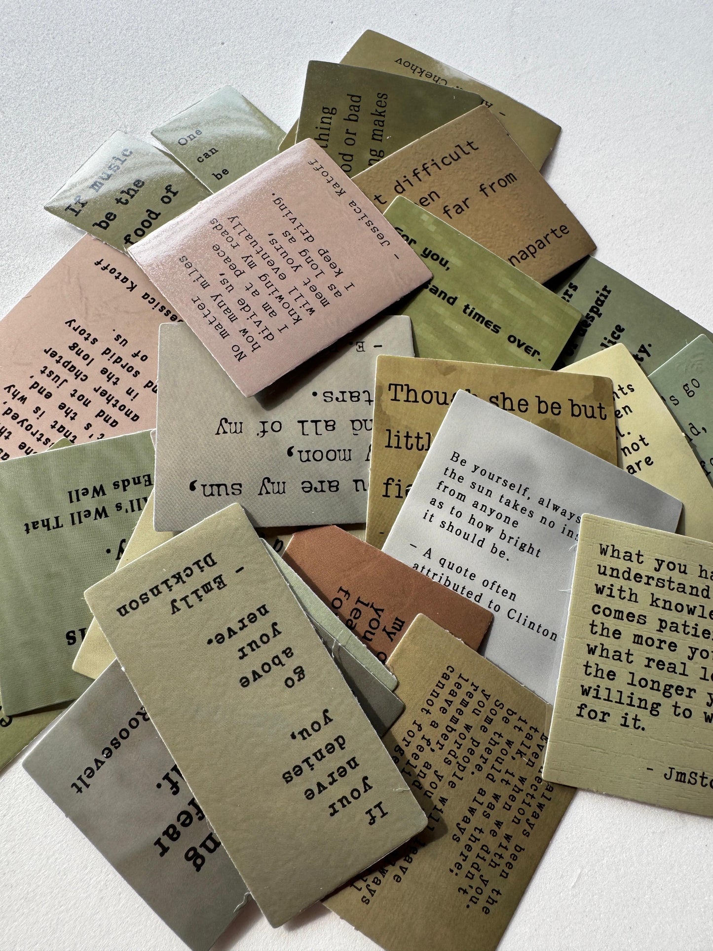 Pac de adesivos - Citações memoráveis (25 unidades)