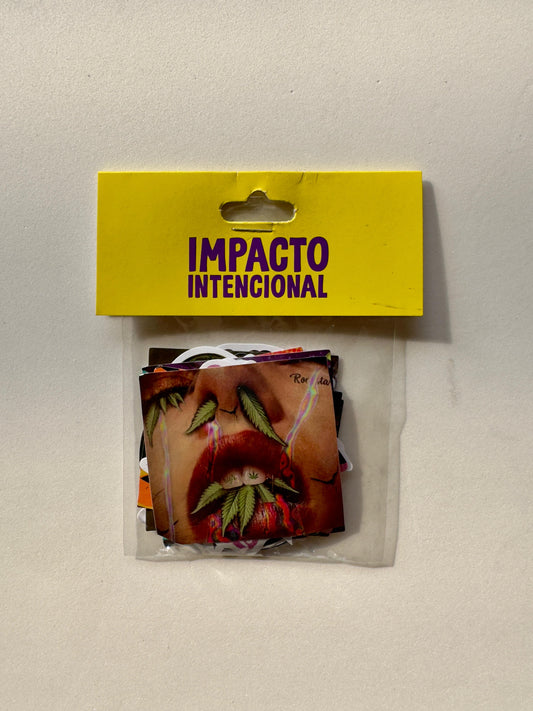 Pac de adesivos - Cannabis (25 unidades)