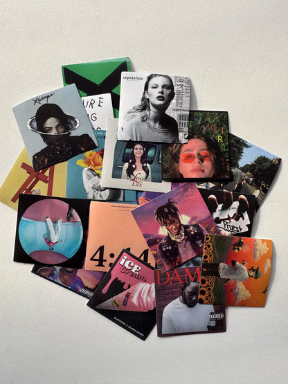 Pac de adesivos - Grandes Álbuns atuais e clássicos (25 unidades)