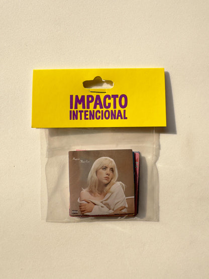 Pac de adesivos - Grandes Álbuns atuais e clássicos (25 unidades)