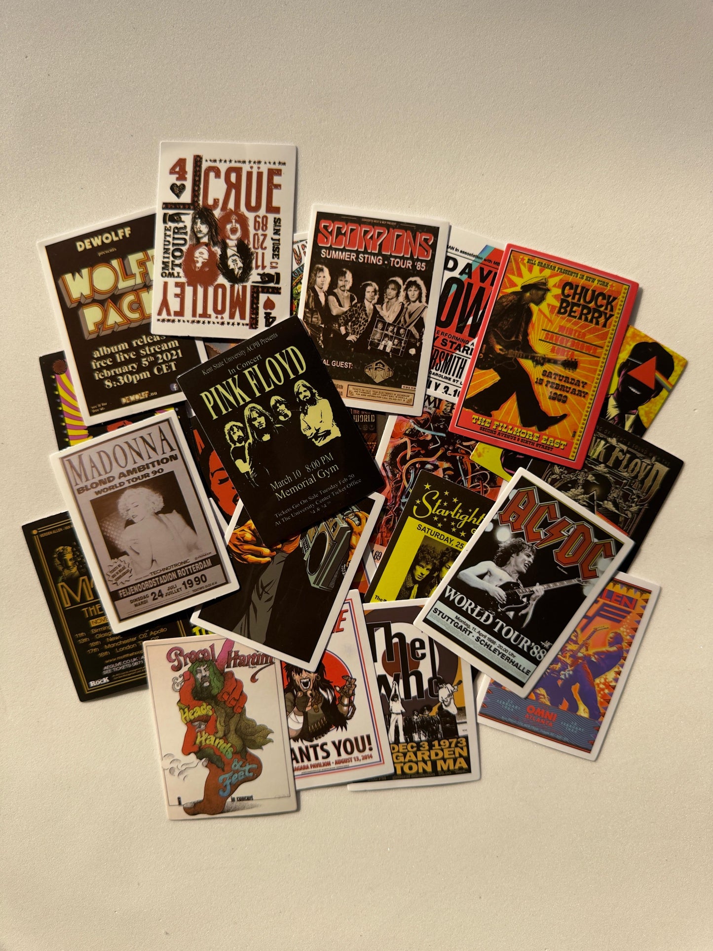 Pac de adesivos - Grandes Álbuns atuais e clássicos (25 unidades)