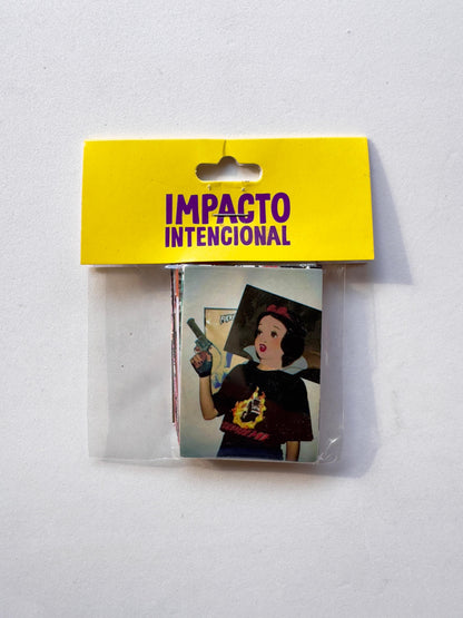 Pac de adesivos - Colagens Artísticas (25 unidades)