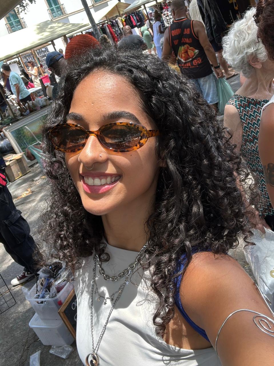 Óculos de sol Oval 90s