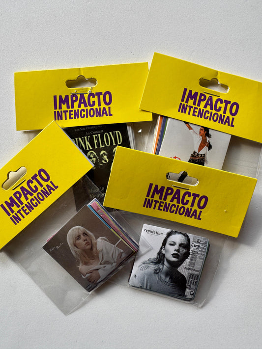 Pac de adesivos - Grandes Álbuns atuais e clássicos (25 unidades)