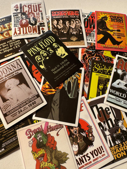 Pac de adesivos - Grandes Álbuns atuais e clássicos (25 unidades)