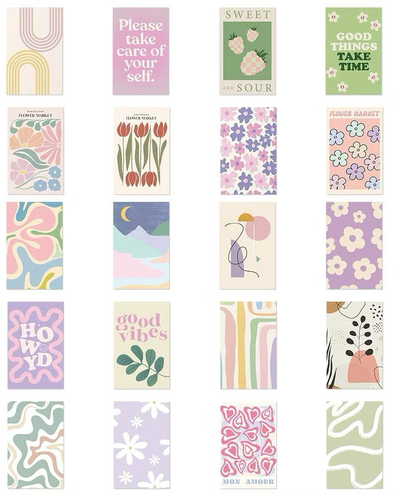 Pac de adesivos - Pastel Dinamarquês (25 unidades)