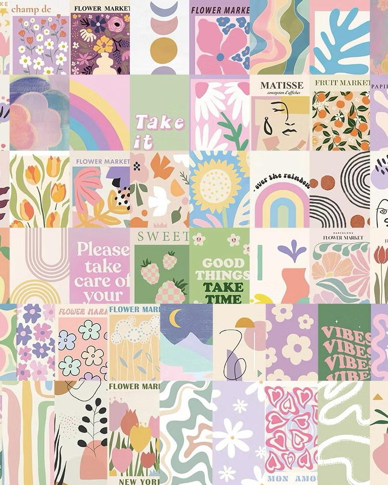 Pac de adesivos - Pastel Dinamarquês (25 unidades)